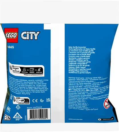 LEGO Ontmoeting met de babygorilla 30665 City LEGO CITY @ 2TTOYS | Official LEGO shop😊🥰 LEGO €. 3.49