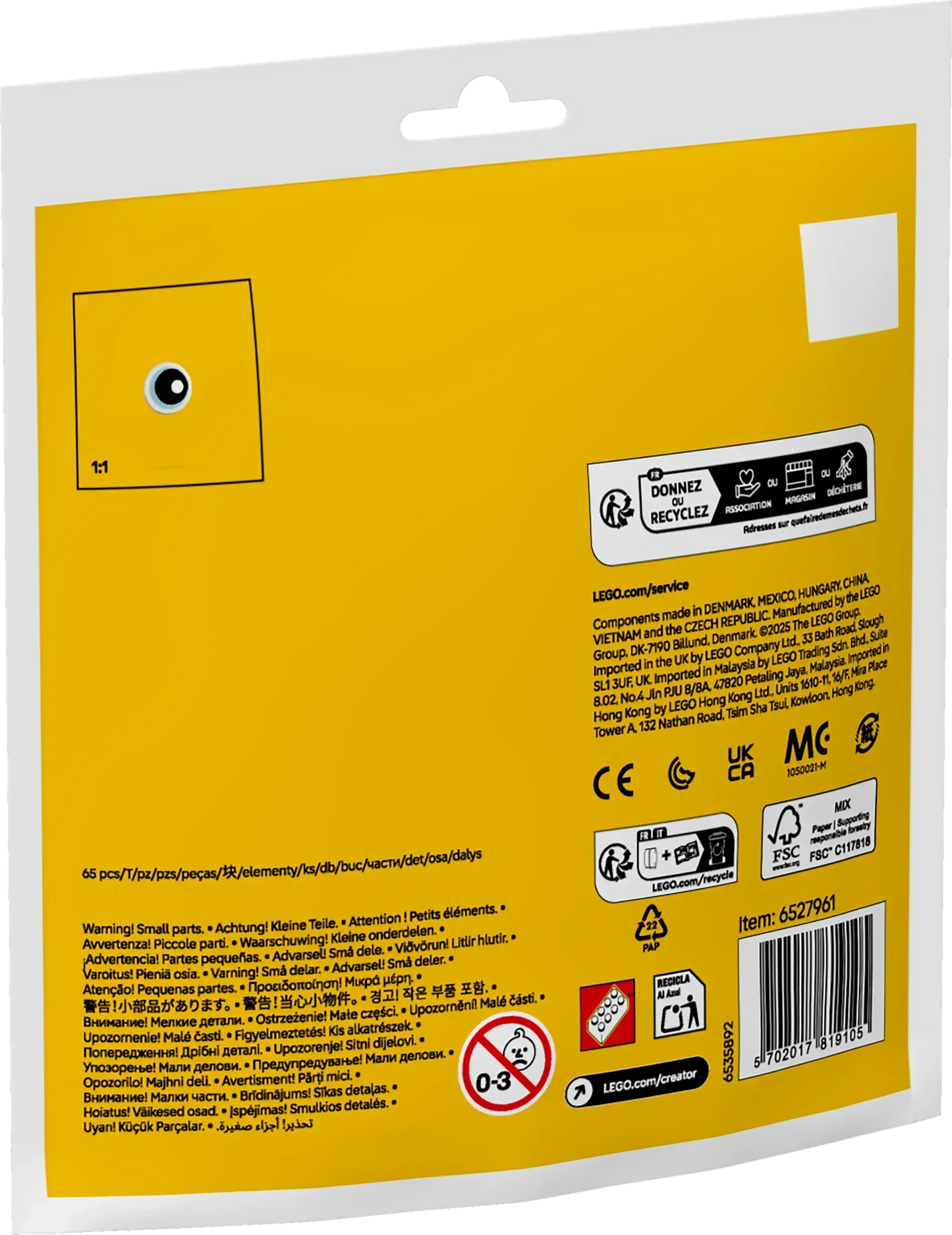 LEGO Paaseieren schilderplezier 30690 Creator (Pre-Order: Februari 2025) @ 2TTOYS | Official LEGO shop😊🥰 2TTOYS | Official LEGO shop😊🥰 €. 3.99