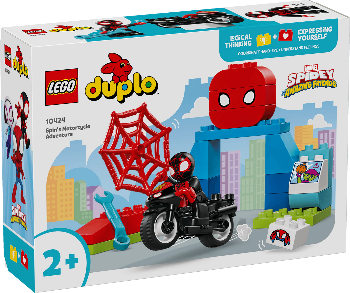 LEGO Spidy's motorcycle adventure 10424 Superheroes LEGO DUPLO @ 2TTOYS LEGO €. 19.99