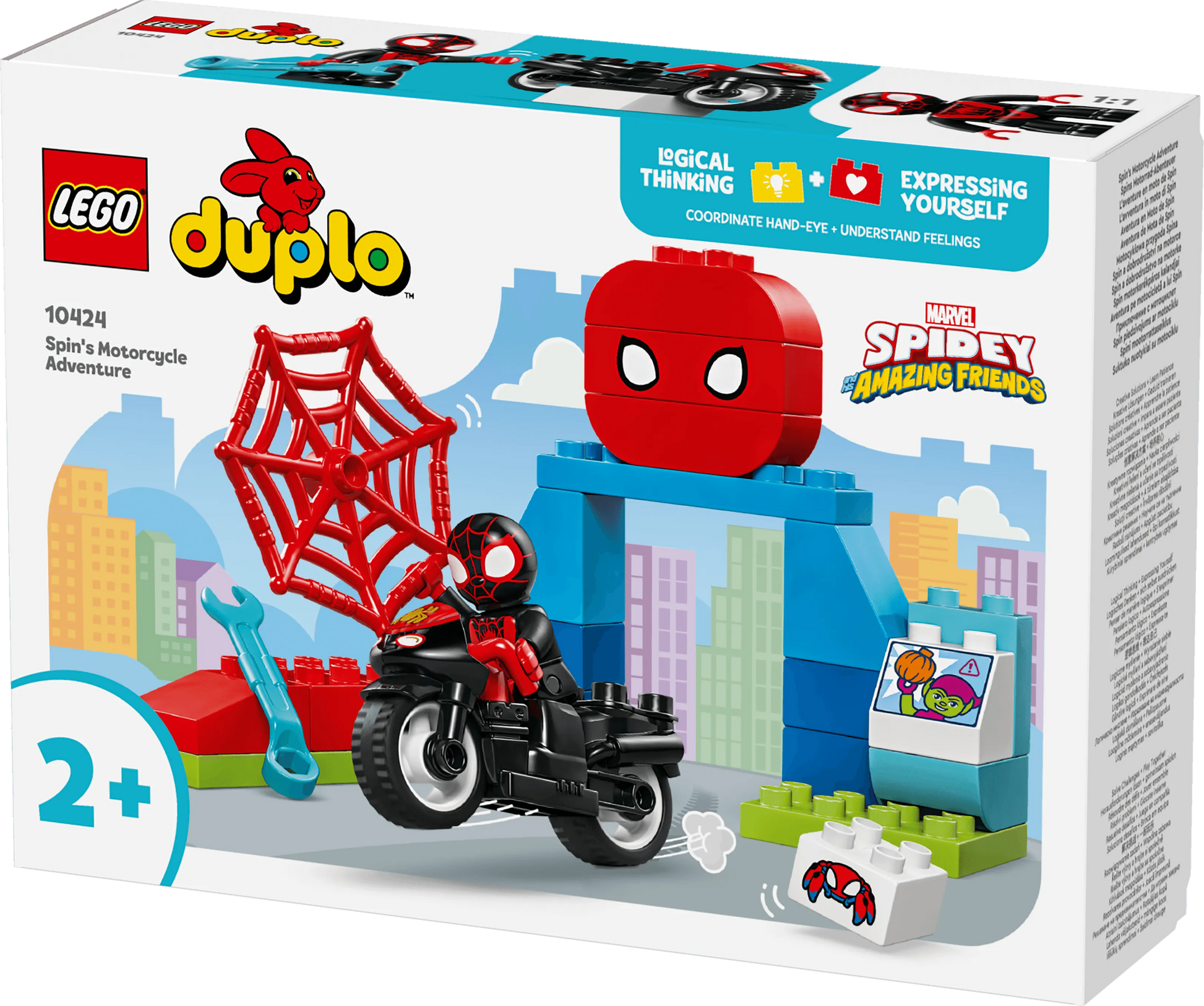 LEGO Spidy's motorcycle adventure 10424 Superheroes LEGO DUPLO @ 2TTOYS LEGO €. 19.99
