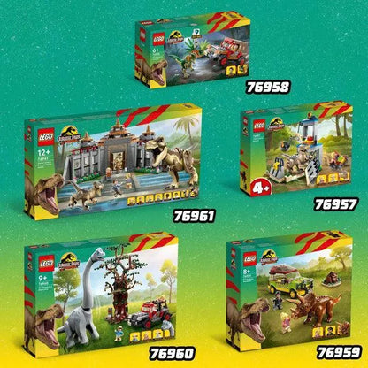 LEGO Bezoekerscentrum: T. rex & raptor aanval 76961 Jurassic World LEGO JURASSIC WORLD @ 2TTOYS | Official LEGO shop😊🥰 LEGO €. 139.99