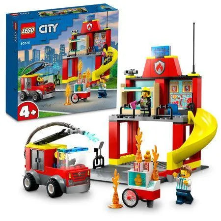 LEGO Brandweerkazerne en brandweerwagen 60375 City LEGO CITY @ 2TTOYS | Official LEGO shop😊🥰 LEGO €. 29.48