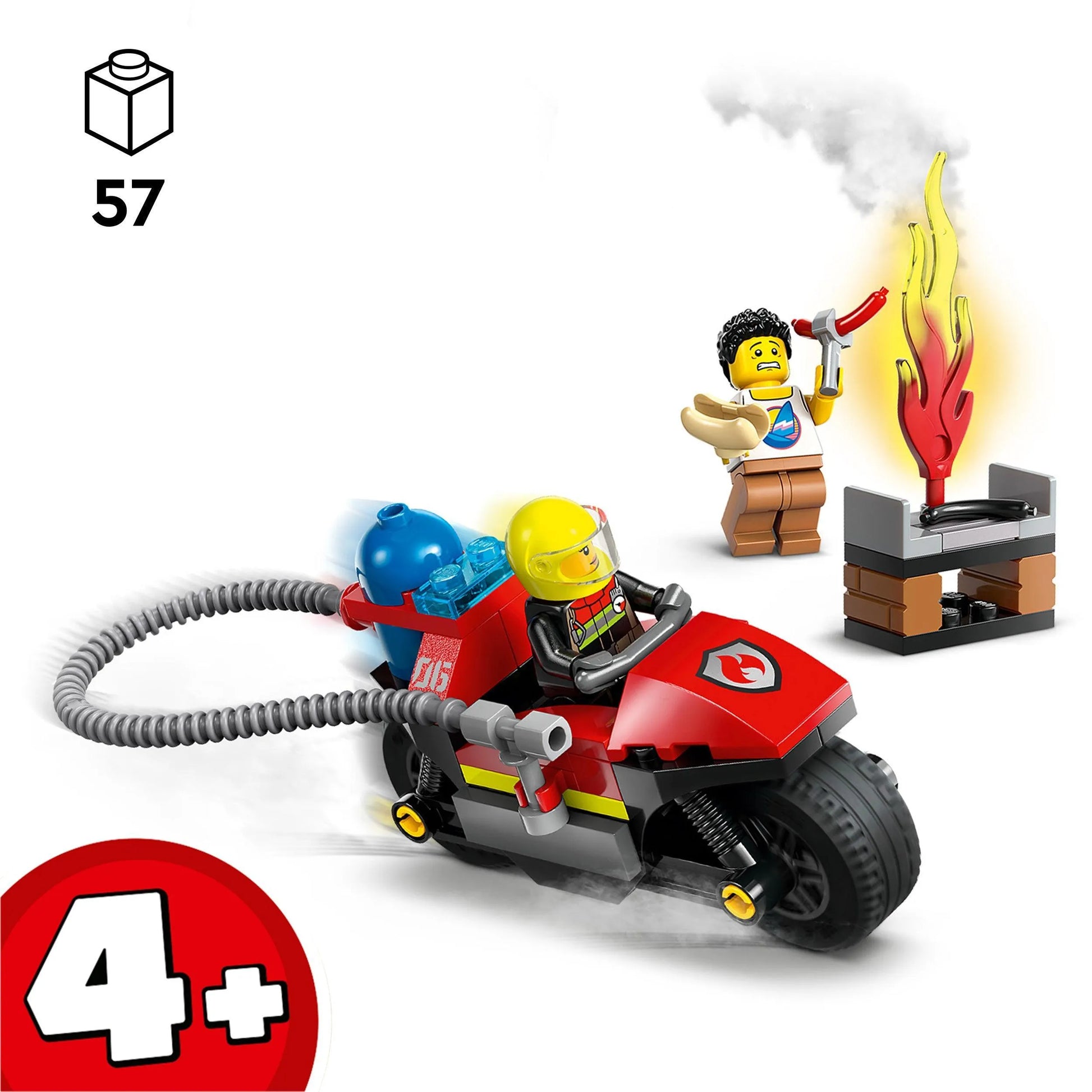 LEGO Brandweermotor 60410 City LEGO CITY @ 2TTOYS | Official LEGO shop😊🥰 LEGO €. 8.49